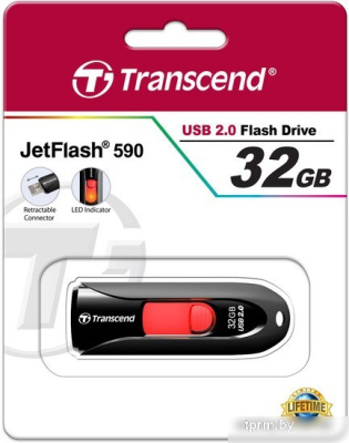 USB Flash Transcend JetFlash 590 32GB (TS32GJF590K) 