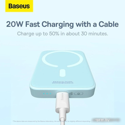 Baseus Magnetic Wireless PPCX020003 6000mAh (голубой) 