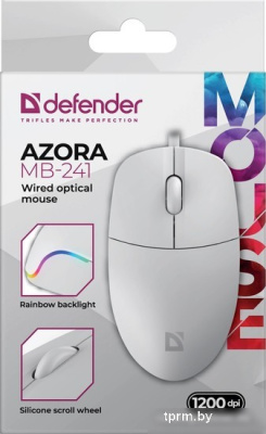 Мышь Defender Azora MB-241 (белый) 