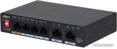 Неуправляемый коммутатор Dahua DH-PFS3006-4GT-60 