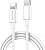 Кабель Borofone BX36 USB Type-C - Lightning (1 м, белый) 