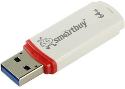 USB Flash Smart Buy 64GB Crown White (SB64GBCRW-W) 
