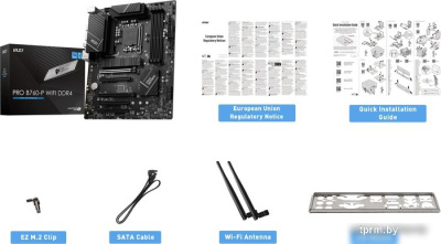 Материнская плата MSI Pro B760-P WiFi DDR4 