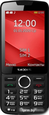 Мобильный телефон TeXet TM-308 (черный/красный) 