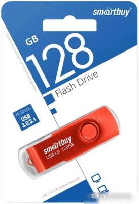 USB Flash SmartBuy Twist 128GB (красный) 
