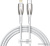 Кабель Baseus Glimmer Series Fast Charging Data Cable Type-C - Lightning 20W CADH000002 (1 м, белый) 