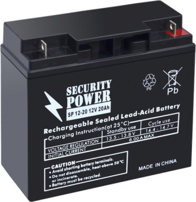 Security Power SP 12-20 (12В/20 А·ч) 