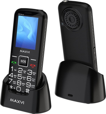 Телефон Maxvi B21ds Up (черный) 
