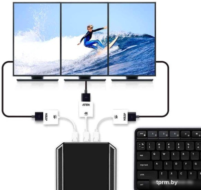 Aten HDMI - DVI VC986B (белый) 