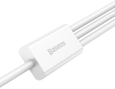 Кабель Baseus Superior Series Fast Charging USB Type-A - USB Type-C/microUSB/Lightning (1.5 м, белый) 