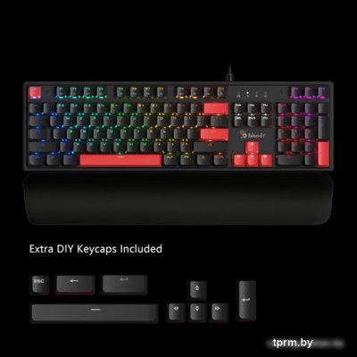 Клавиатура A4Tech Bloody S515R (черный, Bloody BLMS Red) 