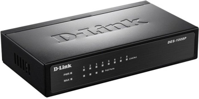 Коммутатор D-Link DES-1008P/C1A 