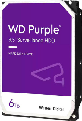 Жесткий диск WD Purple 6TB WD64PURZ 