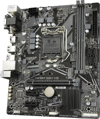 Материнская плата Gigabyte H410M S2H V2 (rev. 1.9/2.1) 