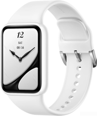 Xiaomi Smart Band 10 Pro M2559B1 (белая керамика, с белым силиконовым ремешком, международная версия) 