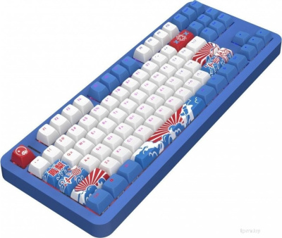 Клавиатура Red Square Alumix TKL Classic Pakuru (белый, g3ms Aquamarine) 