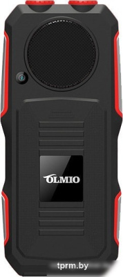 Мобильный телефон Olmio X02 (черный/красный) 