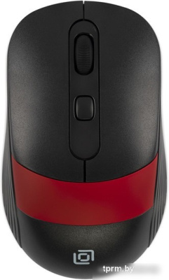 Мышь Oklick 310MW (черный/красный) 