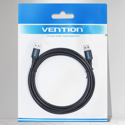 Кабель Vention CONBI USB 3 Type-A - USB 3 Type-A (3 м, черный) 