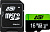 AGI TF138 microSDHC AGI016GU1TF138 16GB (с адаптером) 