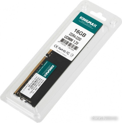 Оперативная память Kingmax 16ГБ DDR4 3200 МГц KM-LD4-3200-16GS 