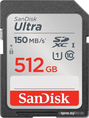 Карта памяти SanDisk Ultra SDXC SDSDUNC-512G-GN6IN 512GB 
