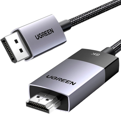 Кабель Ugreen DP115 80397 DisplayPort - HDMI (2 м, черный)