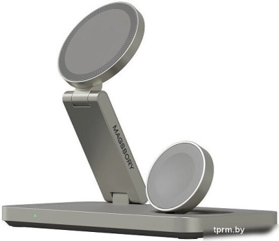 Magssory Yoga 3 в 1 Charging Station для Samsung Qi2 WCH017t (титан) 