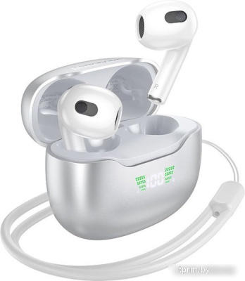 Наушники Borofone BW40 (белый/серебристый) 