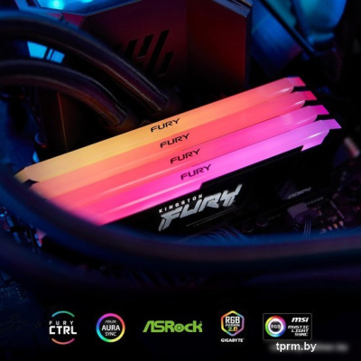 Оперативная память Kingston FURY Beast RGB 4x8ГБ DDR4 3600 МГц KF436C17BB2AK4/32 