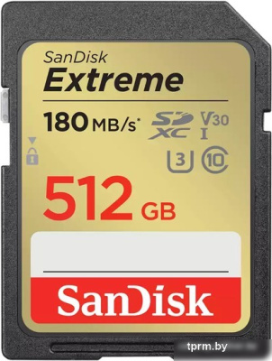 Карта памяти SanDisk Extreme SDXC SDSDXVV-512G-GNCIN 512GB 