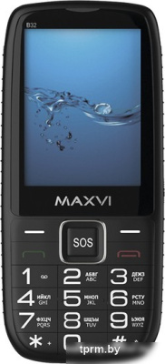 Кнопочный телефон Maxvi B32 (черный) 