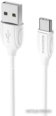 Кабель Borofone BX19 Type-C 1 м (белый) 