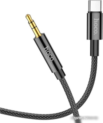 Кабель Hoco UPA19 USB Type-C - Jack 3.5 (1 м, черный) 