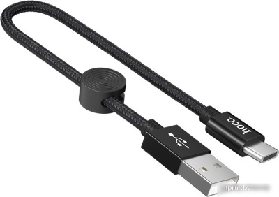 Кабель Hoco X35 USB Type-A - USB Type-C (0.25 м, черный) 