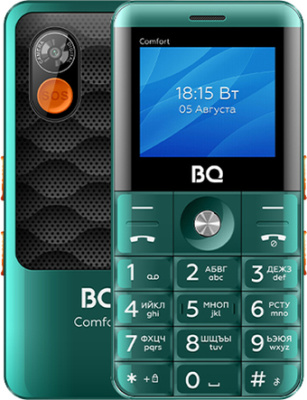 Кнопочный телефон BQ-Mobile BQ-2006 Comfort (зеленый)
