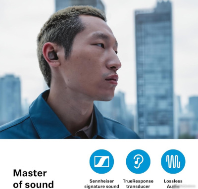 Наушники Sennheiser Momentum True Wireless 4 (белый/серебристый) 