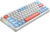 Клавиатура Cyberlynx ZA63 White Blue Orange (TNT Yellow) 