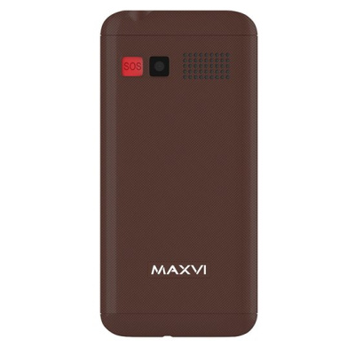 Кнопочный телефон Maxvi B231 (коричневый) 