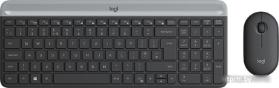 Офисный набор Logitech MK470 Slim Wireless Combo 920-009206 (графитовый) 