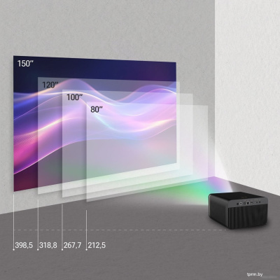 CACTUS CS-H3.SG + Экран CS-PSRM-180X180-BK 