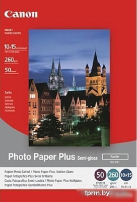 Фотобумага Canon Photo Paper Plus Semi-Gloss SG-201 10x15 50 листов (1686B015) 