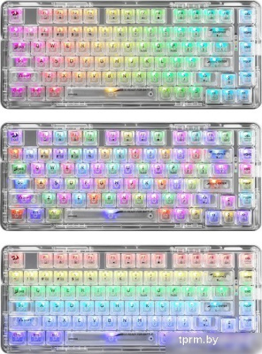 Клавиатура Redragon Elf Pro (прозрачный/белый) 