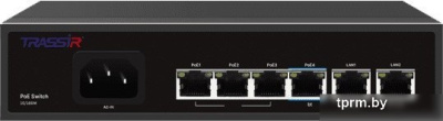 Неуправляемый коммутатор TRASSIR TR-NS1206-65-4PoE 