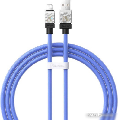 Кабель Baseus CoolPlay Series Fast Charging Data Cable 2.4A USB Type-A - Lightning (1 м, синий) 
