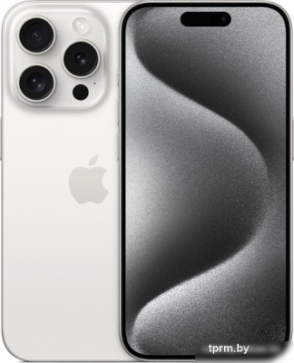 Смартфон Apple iPhone 15 Pro 256GB (белый титан) 