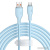Кабель Baseus Pudding Series Fast Charging Cable 100W USB Type-C - USB Type-C (1.2 м, голубой) 