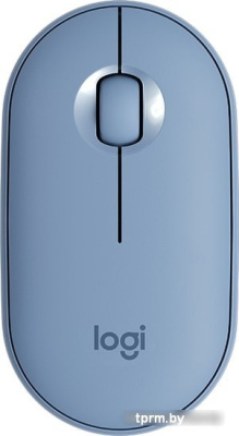 Мышь Logitech M350 Pebble (голубой) 