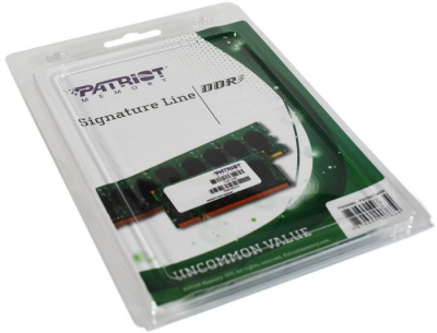 Оперативная память Patriot Signature 4GB DDR3 SO-DIMM PC3-10600 (PSD34G13332S) 