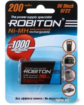 Robiton 9V 200MH9 BL1 200mAh 1шт 
